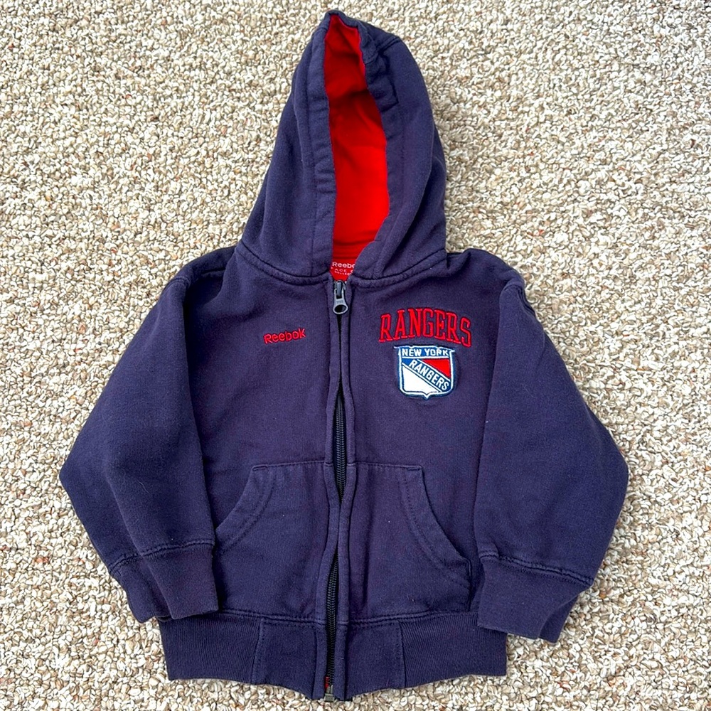 New York Rangers 3T Hooded Zip Up